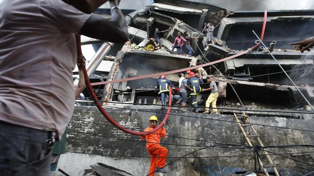 Incendie d'une usine en 2016