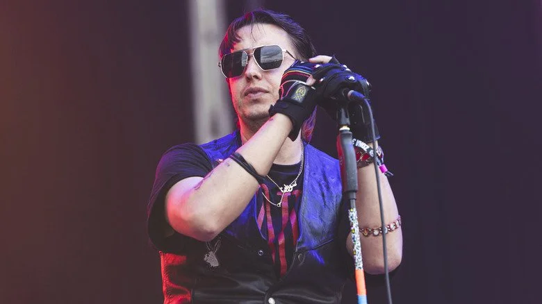 Julian Casablancas performing onstage