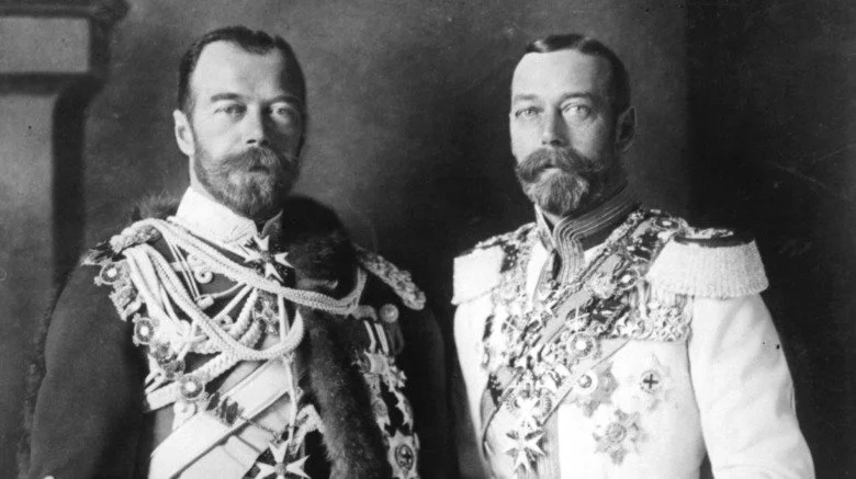 Tsar Nicolas II et Roi George V