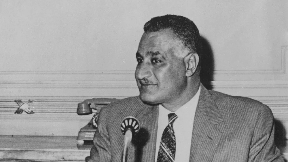Le président égyptien Gamal Abdel Nasser