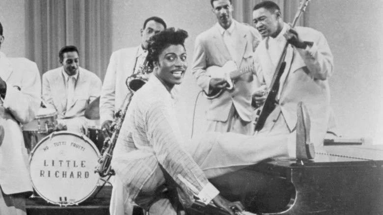 Little Richard jouant du piano