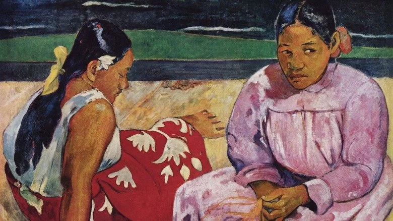 Femmes tahitiennes sur la plage, Paul Gauguin