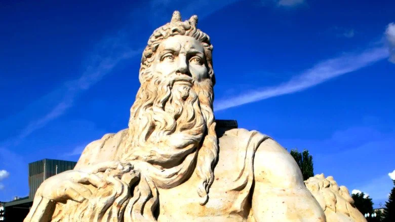 Sculpture de sable représentant le roi Salomon