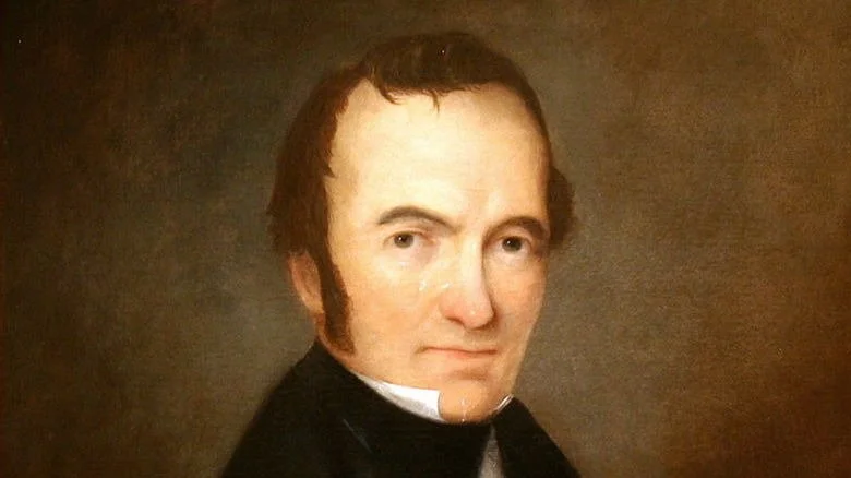 portrait de Stephen F. Austin avec un air sérieux