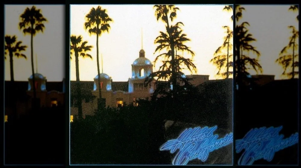 Pochette de l'album Hotel California des Eagles