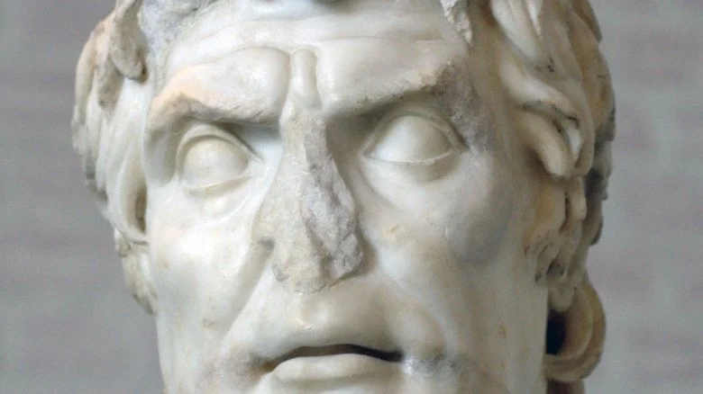 Visage en pierre de Lucius Cornelius Sulla
