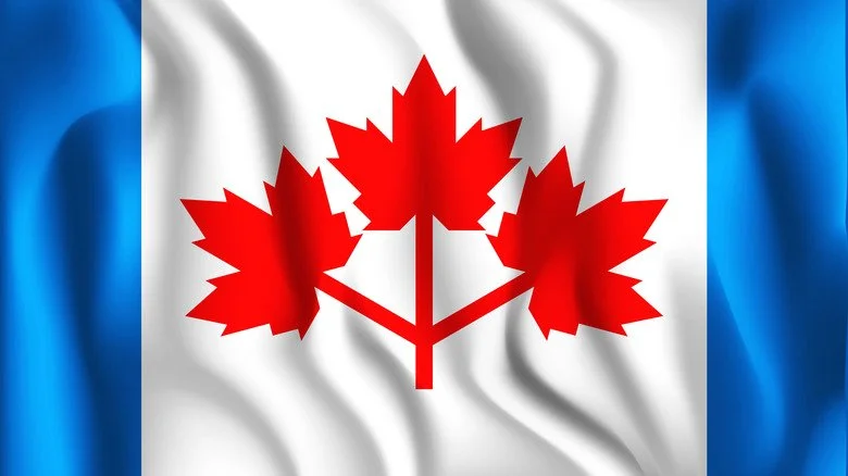 Drapeau Pearson Pennant avec effet ondulé