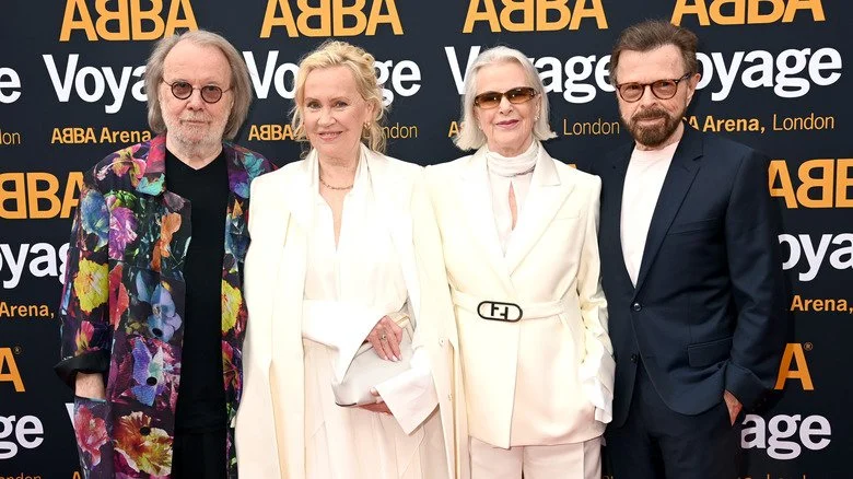 ABBA at premier of Voyage in 2022