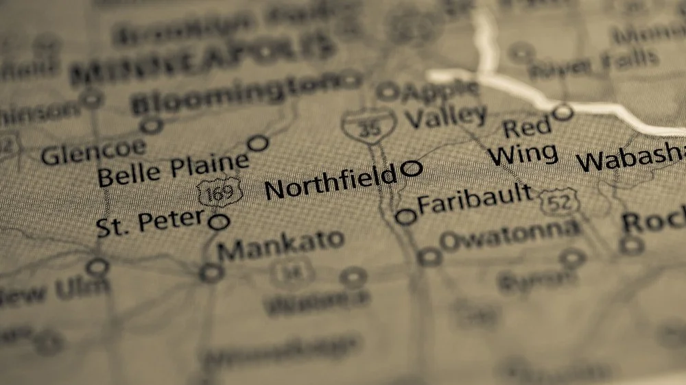 Carte de Northfield, Minnesota