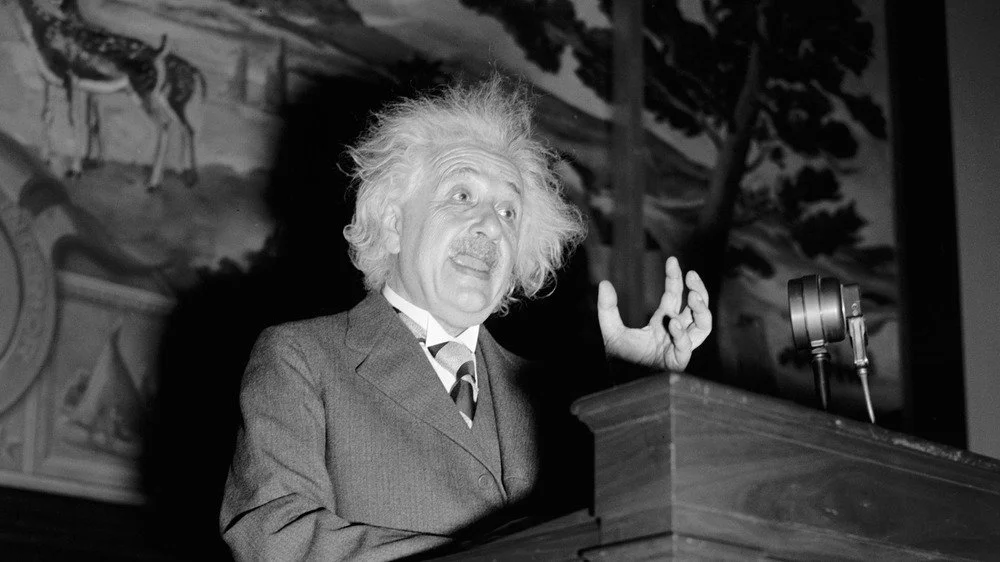 Portrait d'Albert Einstein