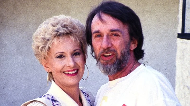 Tammy Wynette with her last husband George Richey