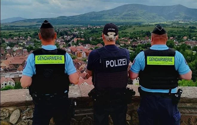 Gendarmes français déployés à Munich pour la finale PSG-Inter