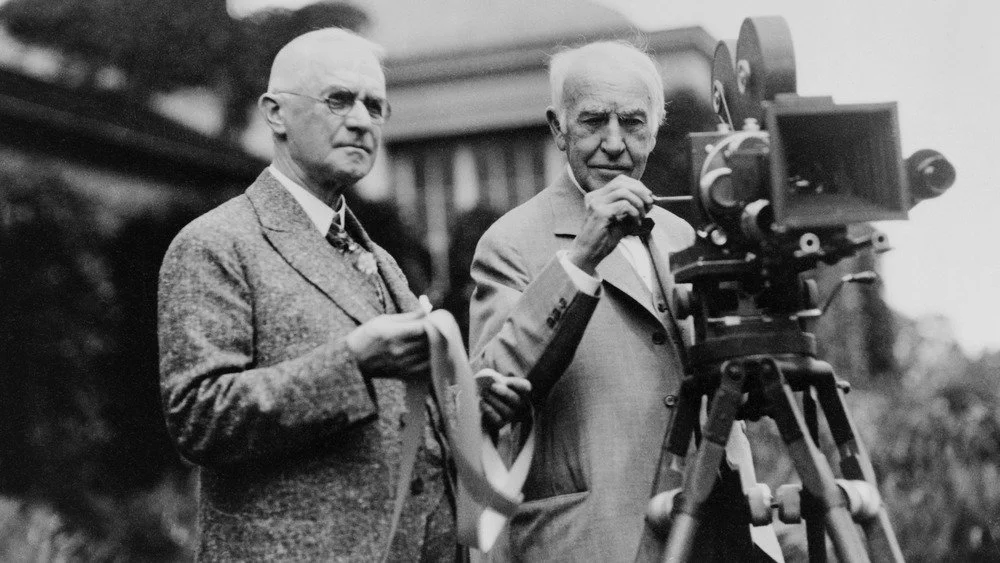 George Eastman de Kodak avec Thomas Edison