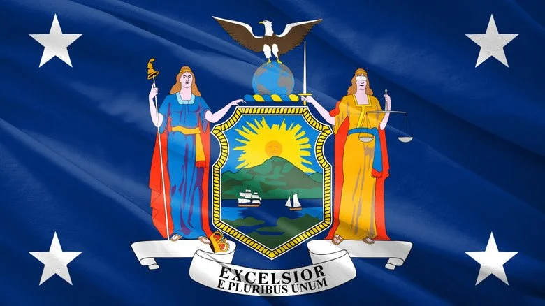 Drapeau de l'État de New York mis à jour