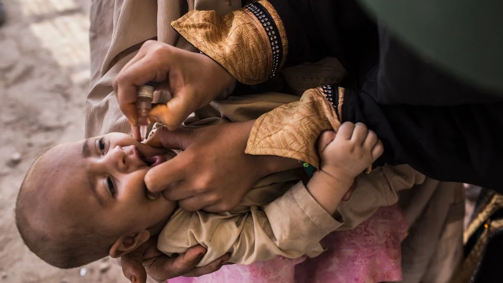 Vaccination contre la polio au Pakistan