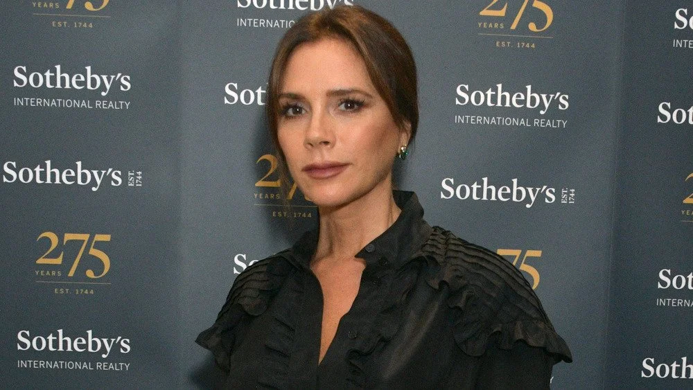 Victoria Beckham lors d'une répétition avec les Spice Girls