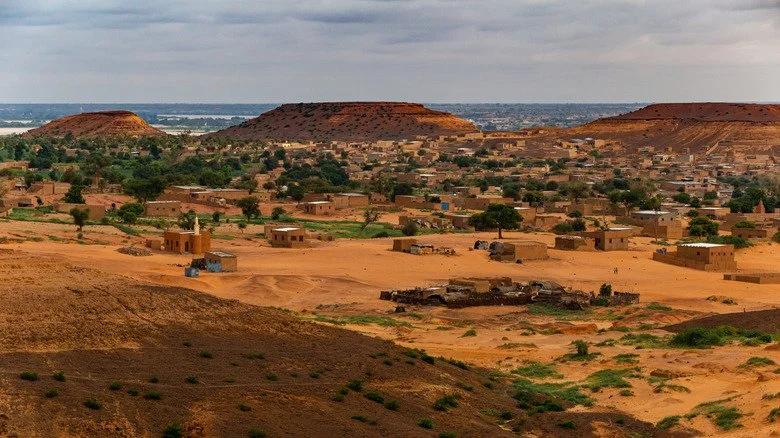 Vue d'une installation dans le Sahel