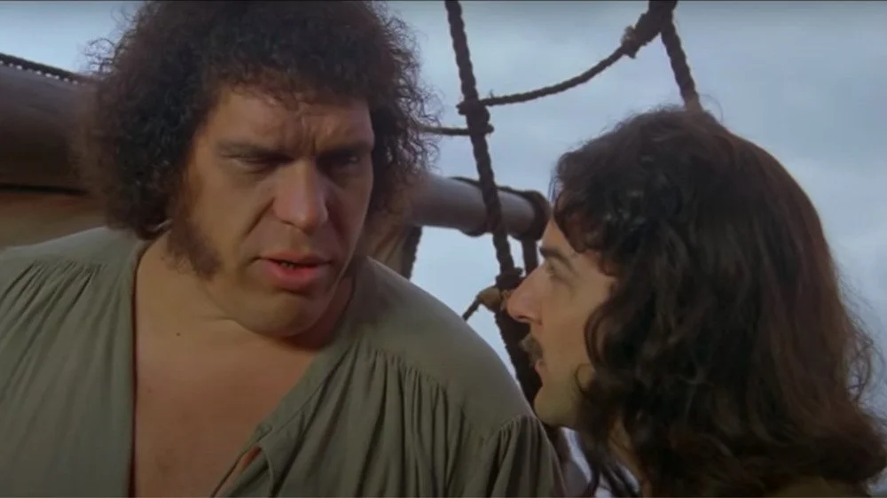 André le Géant avec Mandy Patinkin