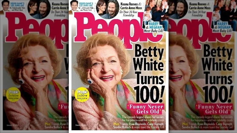 Couverture People pour le 100e anniversaire de Betty White