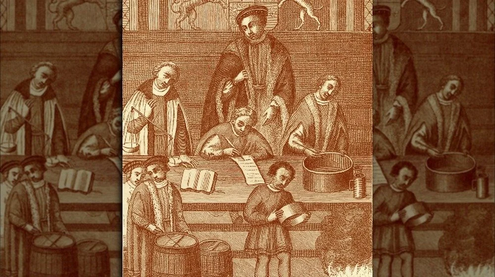 Illustration de poids et mesures financiers