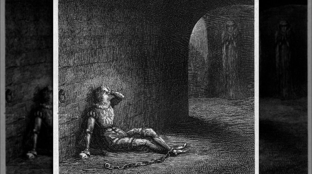 Illustration d'un homme en prison