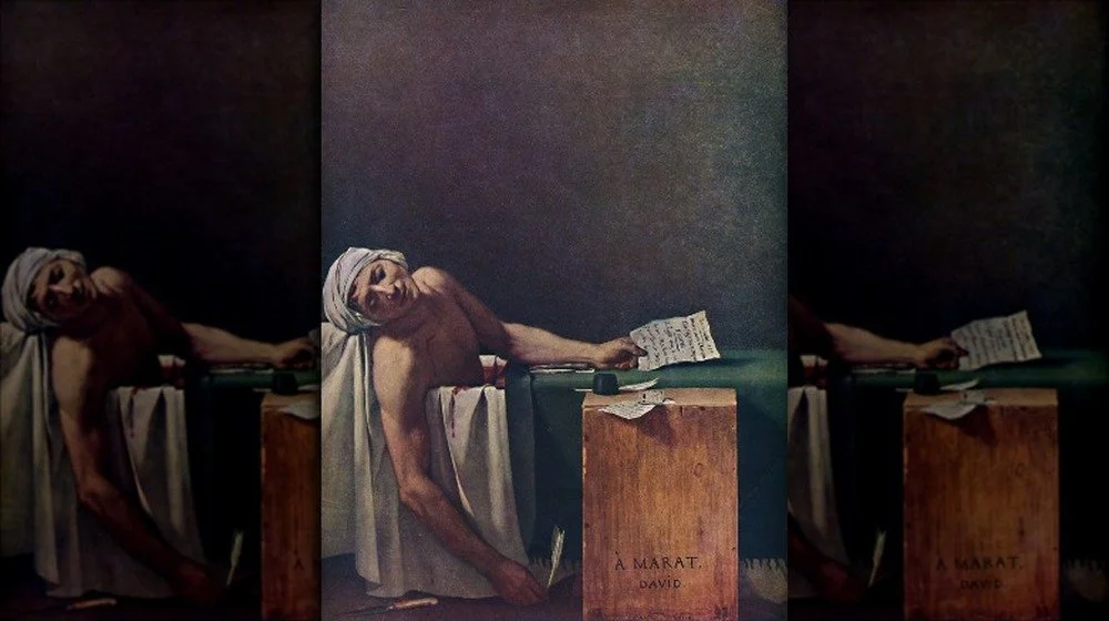 Tableau de la mort de Jean-Paul Marat