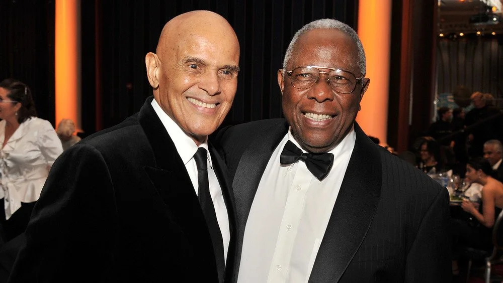 Harry Belafonte et Hank Aaron