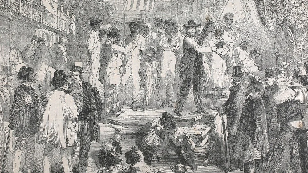 Vente aux enchères d'esclaves