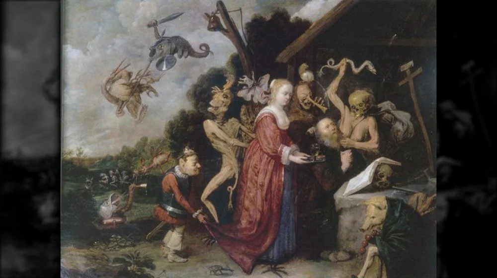 La Tentation de saint Antoine - peinture illustrant l’épisode historique de l’ergotisme