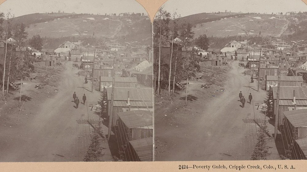 Poverty Gulch in Cripple Creek, CO