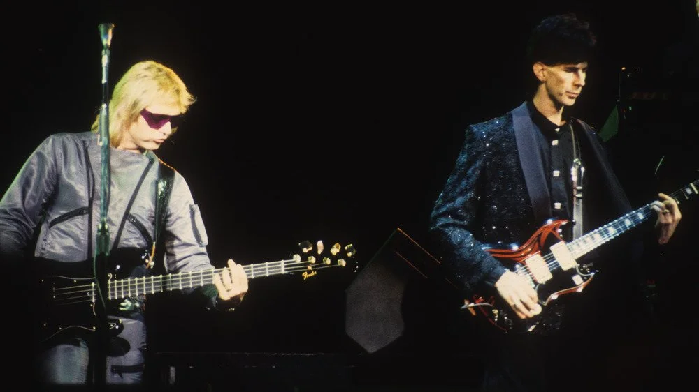 Benjamin Orr et Ric Ocasek en 1987