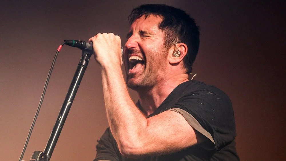 Nine Inch Nails chanteur Trent Reznor sur scène en 2017