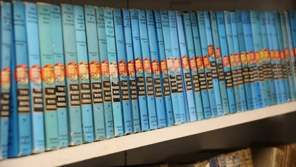 Couvertures des livres des Hardy Boys