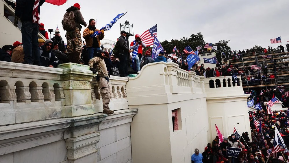 Supporters de Trump lors de l'insurrection au Capitole