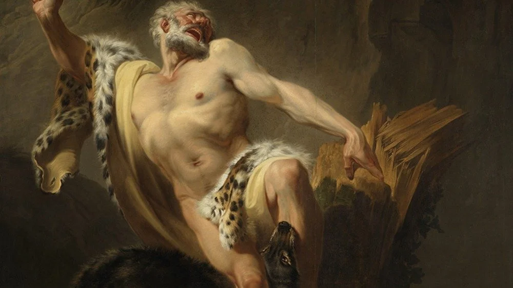 Milo de Croton et des loups