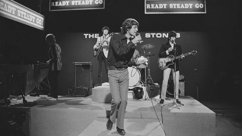Mick Jagger et les Rolling Stones en 1966 sur Ready Steady Go
