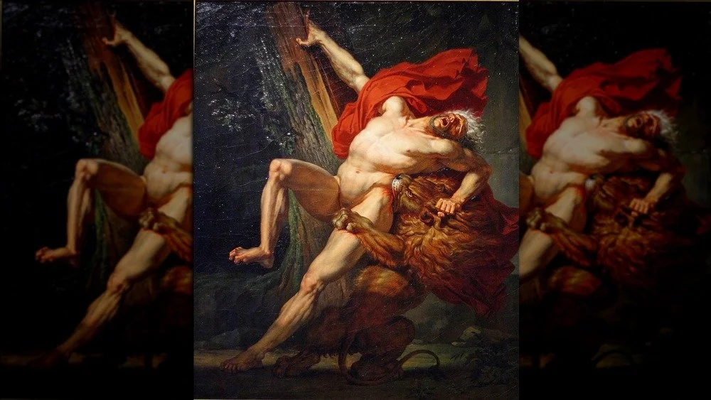 Milo de Croton piégé par un arbre avant sa mort