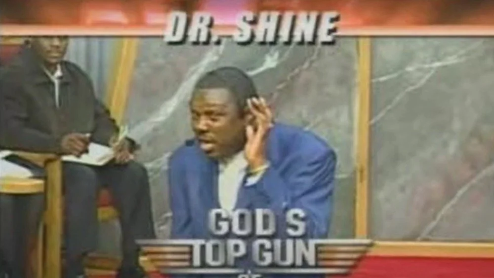 Dr. Shine prêchant, Robert J. Freeman