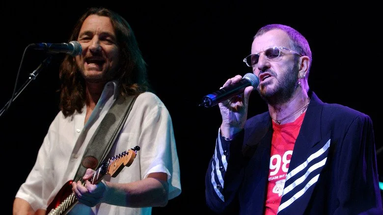 Roger Hodgson en performance avec Ringo Starr