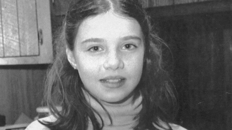 Photo de Samantha Smith dans un journal des années 1980