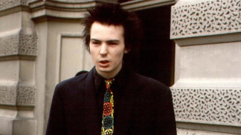 Sid Vicious avec la lèvre retroussée