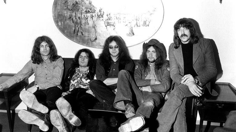 Deep Purple assis ensemble en 1972