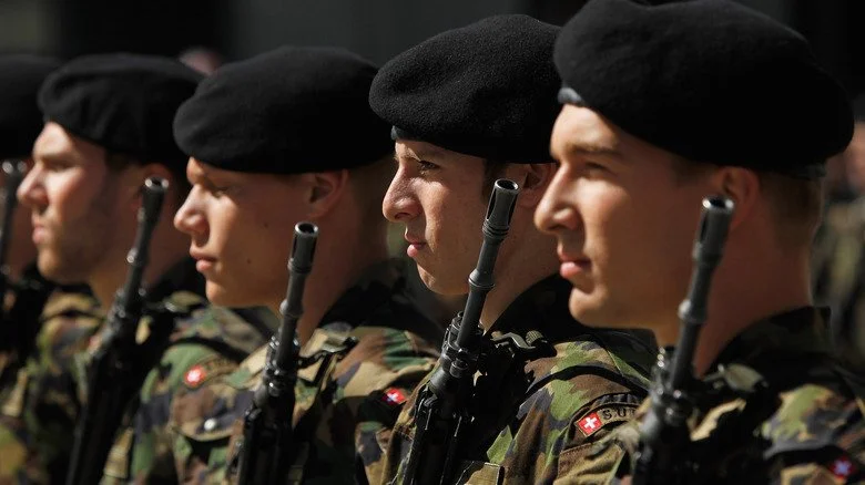 Membres de l'armée suisse