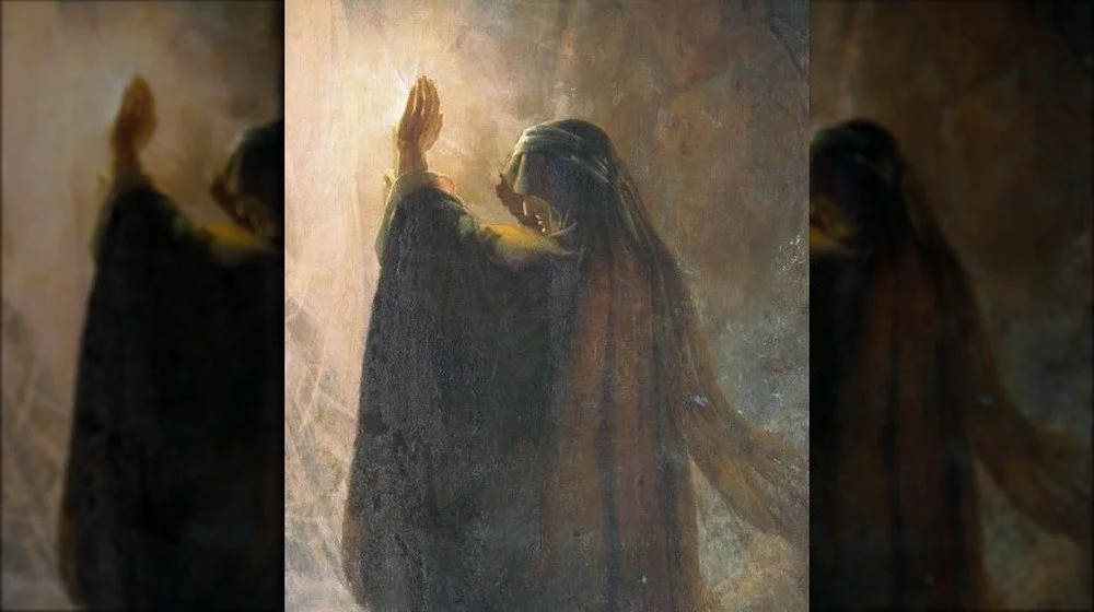 Détail de la Sorcière d'Endor, 1857