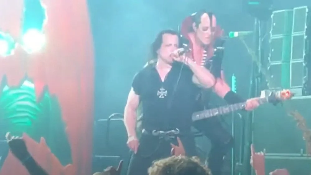 Glenn Danzig et Jerry Only sur scène