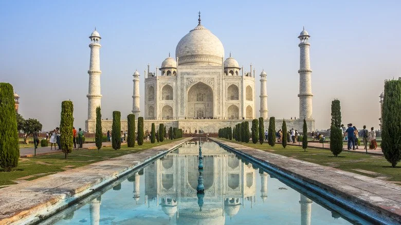 Le Taj Mahal, l'une des Sept Nouvelles Merveilles du Monde
