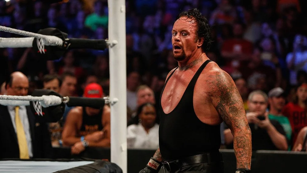 L’Undertaker en pleine préparation physique