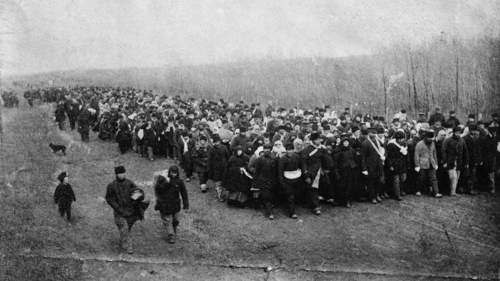 Doukhobors en migration vers le Canada