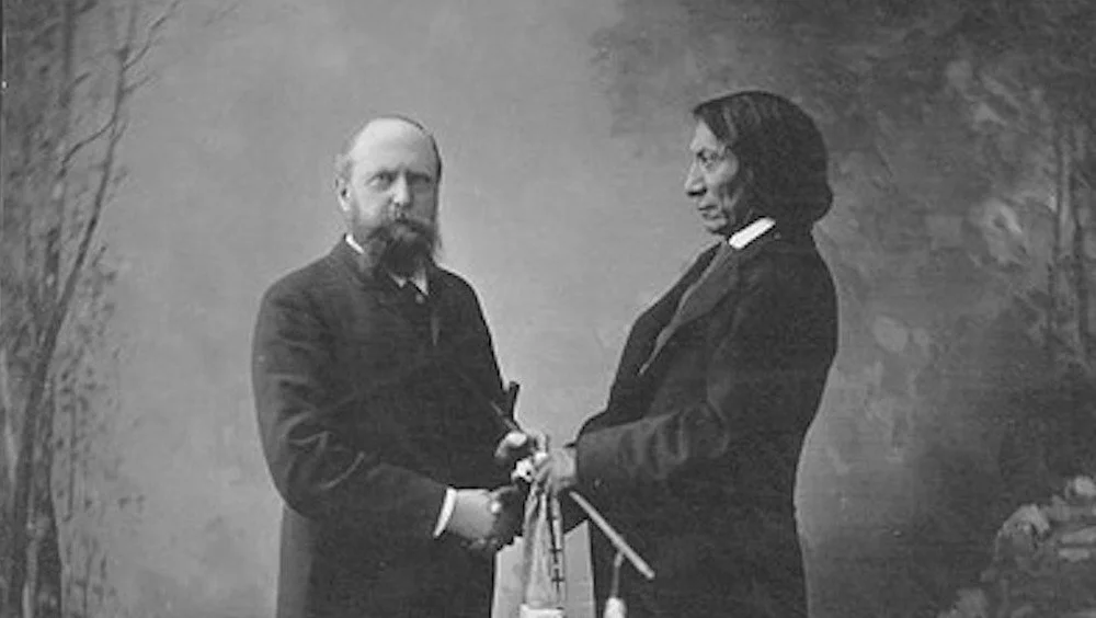 Marsh et Red Cloud dans le Connecticut