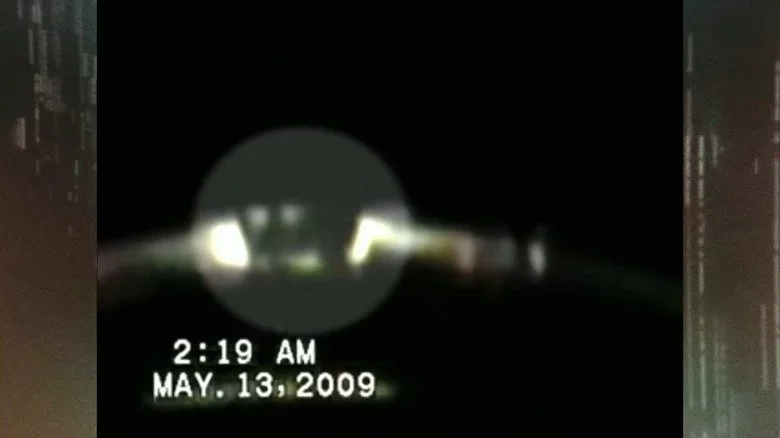 Capture d'écran d'une vidéo d'OVNI en Turquie